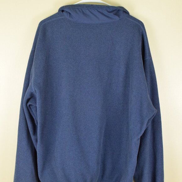 L.L. Bean Men’s Blue Full Zip Warm Cozy Outdoor Fleece Jacket Coat Fall Winter L - Picture 5 of 8